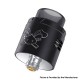 [Ships from Bonded Warehouse] Authentic Hellvape Dead Rabbit Solo RDA Rebuildable Dripping Atomizer - Matte Black, 22mm, BF Pin