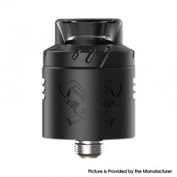 [Ships from Bonded Warehouse] Authentic Hellvape Dead Rabbit Solo RDA Rebuildable Atomizer - Matte Full Black, 22mm, BF Pin