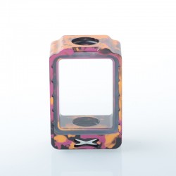 Mission XV Style Space Pod Boro Tank for SXK BB / Billet AIO Box Mod Kit - Camouflage Purple, Aluminum Alloy