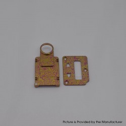 Authentic MK MODS Ti-type2 inner Plate Set for SXK BB / Billet Box Mod Kit - Pink Gold, Titanium