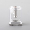 Authentic ETU A2 Bridge Adapter for SXK BB / Billet Box Mod - Silver, for Vaporesso GTX coil / Voopoo PnP coil