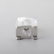 Authentic ETU A2 Bridge Adapter for SXK BB / Billet Box Mod - Silver, for Vaporesso GTX coil / Voopoo PnP coil