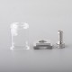 Authentic ETU A2 Bridge Adapter for SXK BB / Billet Box Mod - Silver, for Vaporesso GTX coil / Voopoo PnP coil