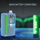 [Ships from Bonded Warehouse] Authentic VandyVape Pulse AIO Mini 80W Kit - Frosted Blue, VW 5~80W, 1 x 18650, Standard Version