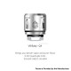 [Ships from Bonded Warehouse] Authentic SMOK V8 Baby Q4 for TFV9 Tank, TFV8 Big Baby Tank, TFV8 baby Tank - 0.4ohm