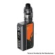 [Ships from Bonded Warehouse] Authentic Voopoo Drag 4 Box Mod Kit with Uforce-L Tank - Gun Metal Tropical Orange, VW 5~177W