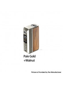 [Ships from Bonded Warehouse] Authentic Voopoo Drag 4 177W Vape Box Mod - Pale Gold Walnut, VW 5~177W, 2 x 18650