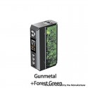 [Ships from Bonded Warehouse] Authentic Voopoo Drag 4 177W Box Mod - Gun Metal Forest Green, VW 5~177W, 2 x 18650