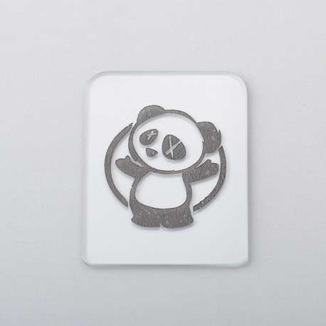 Replacement Tank Cover Plate for Boro / BB / Billet Tank - Black Panda C, Glass (1 PC)
