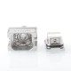 Authentic VandyVape Kylin M RTA Boro Tank for Pulse AIO / Pulse AIO.5 / BB / Billet / Boro - Silver, 3ml