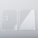 Authentic MK MODS Replacement Front + Back Panel for Vandy Pulse AIO.5 Kit - Clear (2 PCS)