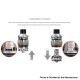 [Ships from Bonded Warehouse] Authentic Eleaf Melo 5 Tank Atomizer - Black, 4ml, 0.15ohm / 0.6ohm, 28mm