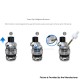 [Ships from Bonded Warehouse] Authentic Eleaf Melo 5 Tank Atomizer - Silver, 4ml, 0.15ohm / 0.6ohm, 28mm