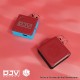 Authentic DJV HEX Pod System Kit - Red, 900mAh, 2ml, 0.8ohm / 1.2ohm