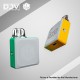 Authentic DJV HEX Pod System Kit - Grey, 900mAh, 2ml, 0.8ohm / 1.2ohm