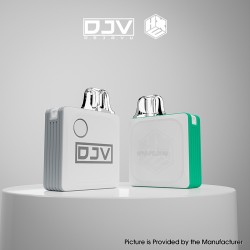 Authentic DJV HEX Pod System Vape Kit - White, 900mAh, 2ml, 0.8ohm / 1.2ohm