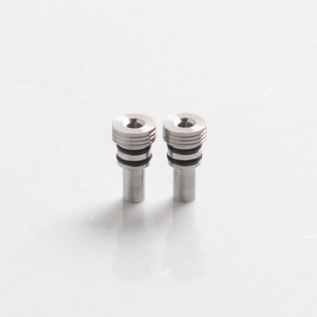 Authentic Ambition Mods and The Gentlemen Club Bishop MTL RTA Replacement Air Intake Pins - Silver, 316SS, 0.9mm (2 PCS)