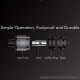Authentic Dovpo DnP Pod Tank Atomizer - Stainless Steel, 5.5ml, 0.15ohm / 0.3ohm, 27.8mm Diameter