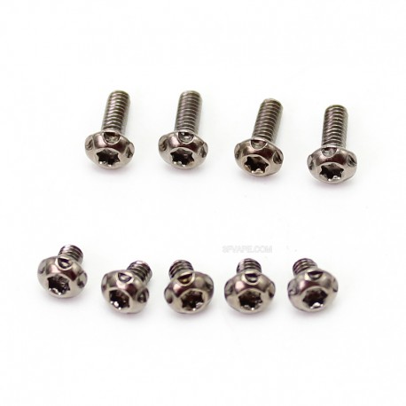 SXK Replacement Torx Screw Set Kit for SXK BB 70W / DNA 60W Style Box Mod Kit - Gun Metal, Stainless Steel (9 PCS)