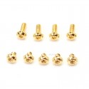 SXK Replacement Torx Screw Set Kit for SXK BB 70W / DNA 60W Style Box Mod Kit - Gold, Stainless Steel (9 PCS)