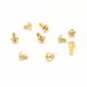 SXK Replacement Torx Screw Set Kit for SXK BB 70W / DNA 60W Style Box Mod Kit - Gold, Stainless Steel (9 PCS)