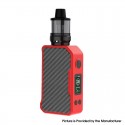 Authentic Dovpo MVP 220W Box Mod Kit with DnP Pod Tank Atomizer - Carbon Fiber Red, 5~200W, 2 x 18650, 5.5ml, 0.15 / 0.3ohm