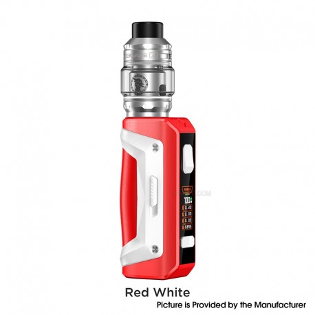 [Ships from Bonded Warehouse] Authentic GeekVape S100 Aegis Solo 2 Box Mod + Z Sub-ohm 2021 Tank Kit - Red White, 1 x 18650