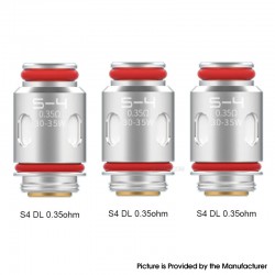 [Ships from Bonded Warehouse] Authentic Smoant S Coil for Santi Kit / Knight 40 Kit - S4 DL 0.35ohm (3 PCS)
