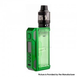 [Ships from Bonded Warehouse] Authentic LostVape Thelema Quest 200W VW Box Mod Kit + UB Pro Pod Tank - Green Clear