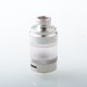 Authentic Dovpo X Across Vape Hazard RTA Vape Atomizer - Silver, 4ml, 24mm Diameter