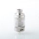 Authentic Dovpo X Across Vape Hazard RTA Vape Atomizer - Silver, 4ml, 24mm Diameter