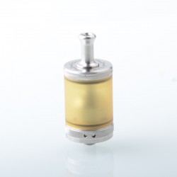 TF Taifun GTR Style MTL RTA Rebuildable Tank Atomizer - Silver, 316 Stainless Steel + PEI, 4.0ml, 23mm Diameter