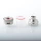 Authentic Dovpo X Across Vape Hazard RTA Vape Atomizer - Silver, 4ml, 24mm Diameter