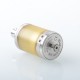 TF Taifun GTR Style MTL RTA Rebuildable Tank Atomizer - Silver, 316 Stainless Steel + PEI, 4.0ml, 23mm Diameter