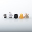 ST Sturdy Style Hybrid Drip Tip for SXK BB / Billet and DotAIO Kit - Silver, 1 x SS Base + 4 x Mouthpieces