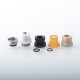 ST Sturdy Style Hybrid Drip Tip for SXK BB / Billet and DotAIO Kit - Silver, 1 x SS Base + 4 x Mouthpieces