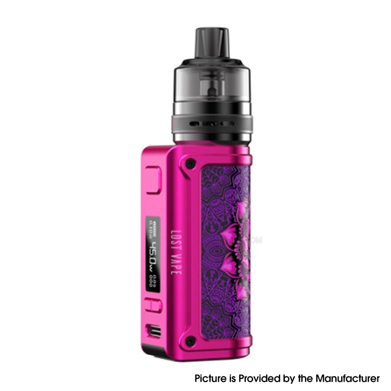 Buy Authentic Lost Thelema Mini 45W Box Mod Kit with UB Lite Pod Pink  Blossom