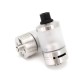 SXK NarVa Style RTA Rebuildable Tank Vape Atomizer - Silver, 316SS + PCTG, 22mm Diameter