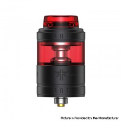 Authentic VandyVape Requiem RTA Rebuildable Tank Atomizer - Matte Black Red, 24mm, 4.5ml, MTL / RDL / DL