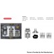 Authentic VandyVape Requiem RTA Rebuildable Tank Atomizer - Matte Black Red, 24mm, 4.5ml, MTL / RDL / DL