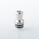 510 Drip Tip for RDA / RTA / RDTA / Sub Ohm Tank Atomizer - Silver, Stainless Steel