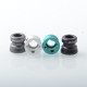 Mission XV Cosmos Style Drip Tip Set for BB / Billet Box Mod - Silver, Stainless Steel + Aluminum