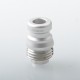 Mission XV Cosmos Style Drip Tip Set for BB / Billet Box Mod - Silver, Stainless Steel + Aluminum