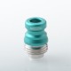 Mission XV Cosmos Style Drip Tip Set for BB / Billet Box Mod - Silver, Stainless Steel + Aluminum