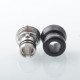 Mission XV Cosmos Style Drip Tip Set for BB / Billet Box Mod - Silver, Stainless Steel + Aluminum