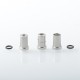 Mission XV Cosmos Style Drip Tip Set for BB / Billet Box Mod - Silver, Titanium + Aluminum