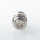 Mission XV Cosmos Style Drip Tip Set for BB / Billet Box Mod - Silver, Titanium + Aluminum