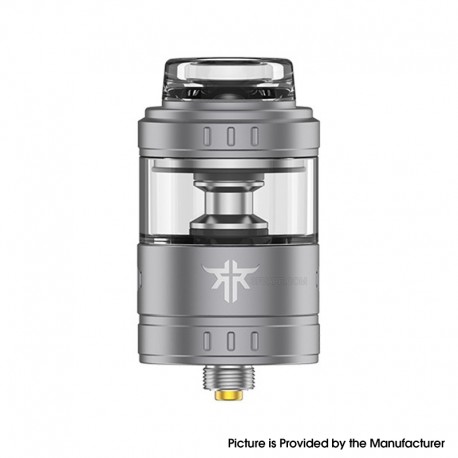 [Ships from Bonded Warehouse] Authentic VandyVape Requiem RTA Rebuildable Atomizer - Frosted Grey, 24mm, 4.5ml, MTL / RDL / DL