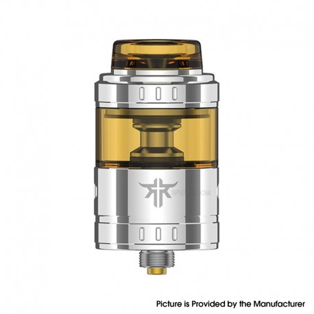 [Ships from Bonded Warehouse] Authentic VandyVape Requiem RTA Rebuildable Atomizer - Silver, 24mm, 4.5ml, MTL / RDL / DL