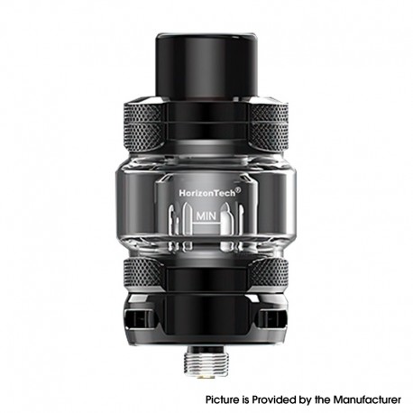 [Ships from Bonded Warehouse] Authentic HorizonTech Aquila Ti Tank Atomizer - Black, 5ml, 0.15ohm / 0.4ohm, 28mm Diameter